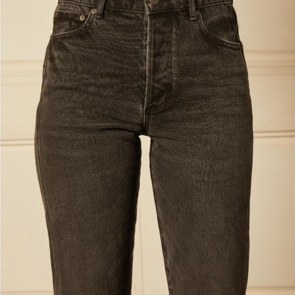 Free People BOYISH jeans The Mikey Moonstruck sz 25 black wash NWOT - Picture 5 of 14